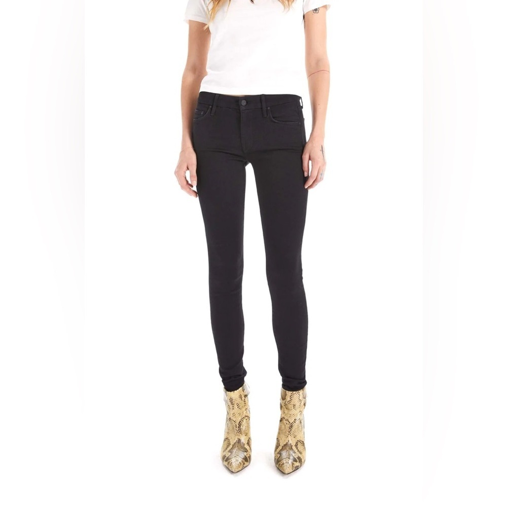 MOTHER Denim The Looker Mid-Rise Skinny Jeans in Not Guilty size 27